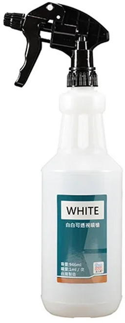 BEER BEAR 皮久熊 白白可透視噴槍, 白色, 1個