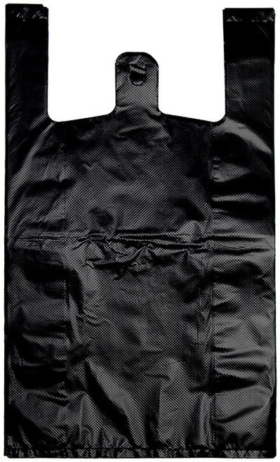 담다비닐 손잡이 비닐봉투 검정, 10L, 100개
