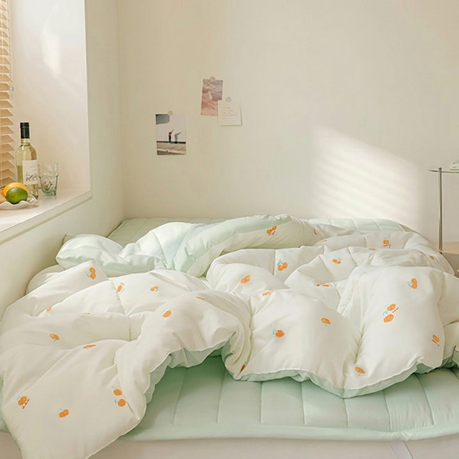 shez Home 韓國製超細纖維棉被 210 x 180cm, 櫻桃