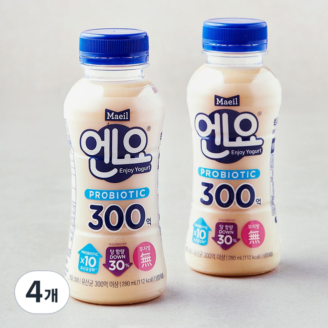 엔요 300 요구르트, 280ml, 2개입, 2개