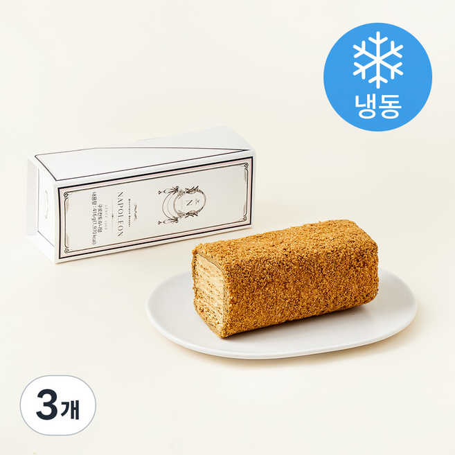 나폴레옹베이커리 구로칸토슈니탱 (냉동), 416g, 1개입, 3개