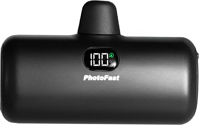 PhotoFast 銀箭資訊 PD快充 直插式迷你口袋電源 5000mAh Type-C, PB2600, 時尚黑