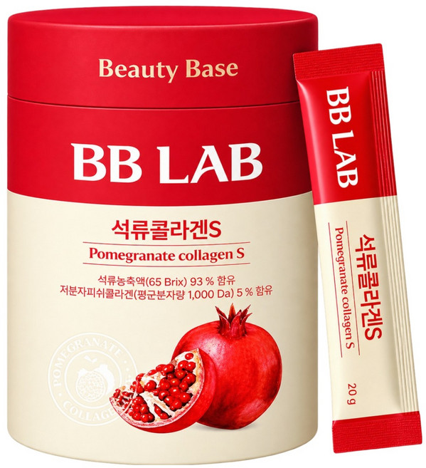 BB LAB 科研 紅石榴膠原蛋白果凍條S 30條入, 600g, 1罐