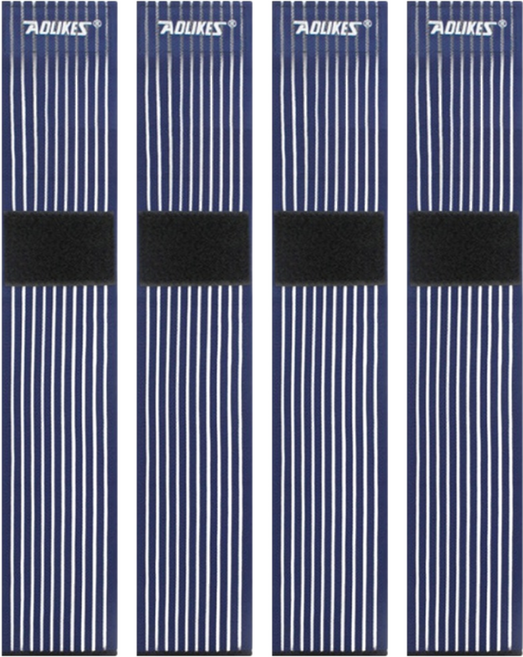 AOLIKES 奧力克斯 纏繞繃帶護腕, 4個, 藍色