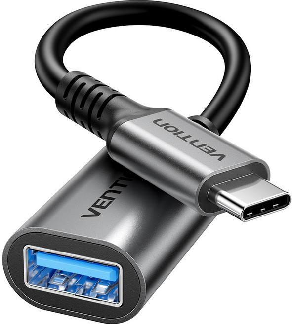 벤션 USB3.2 10Gbps 초고속 C타입 OTG 젠더 케이블, 1개, 10cm