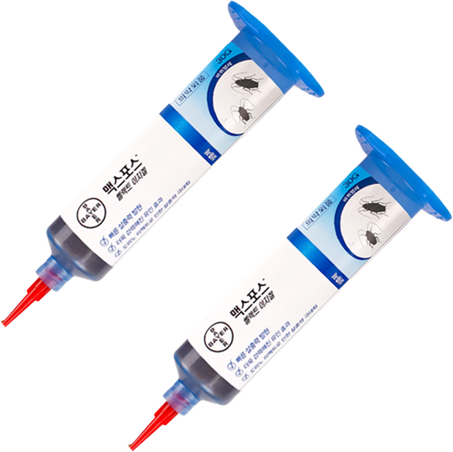 바이엘 맥스포스 셀렉트 겔 30g+먹이통 30개입, 30g, 2세트