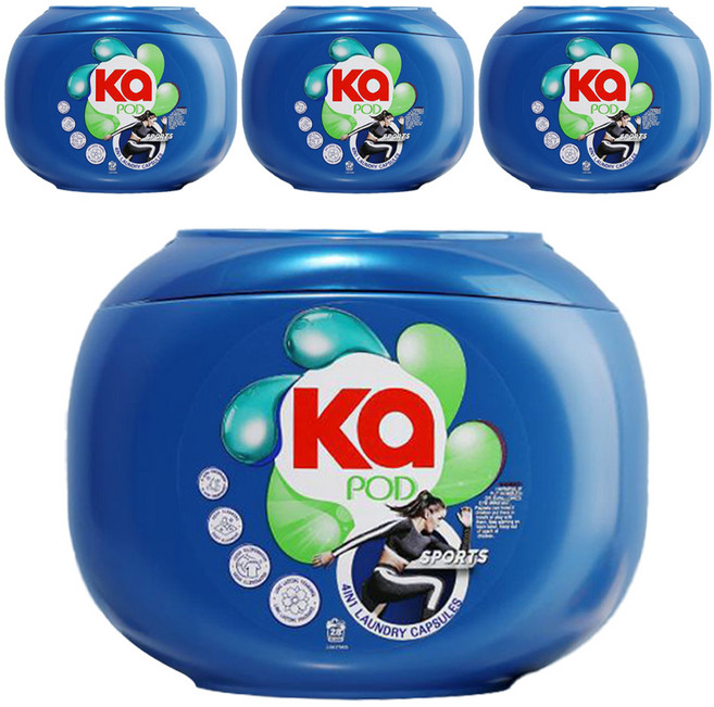 카포드 듀얼코어 스포츠 캡슐세제, 28개입, 4개