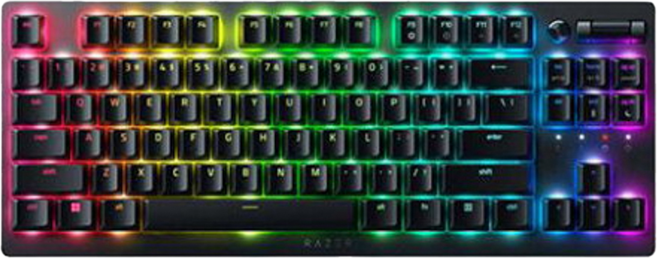 RAZER 雷蛇 DeathStalker V2 Pro 電競 Wireless 鍵盤 黑色 DEATHSTALKER V2 PRO 短軸紅軸 RGB背光