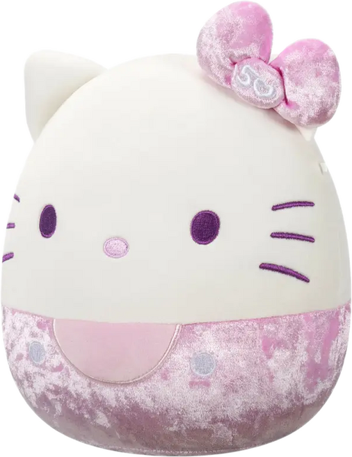 SQUISHMALLOWS 軟軟棉寶 Hello Kitty 五十週年紀年款, 20.3cm, 顏色隨機, 1個