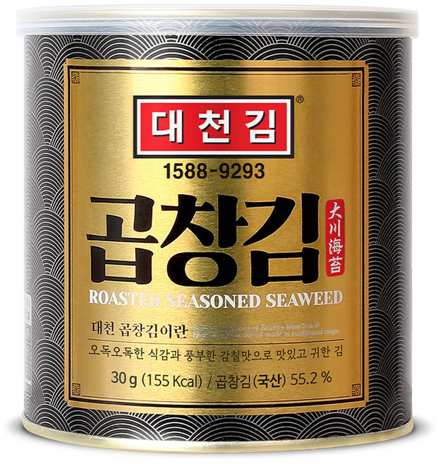 대천김 곱창김 캔, 30g, 1개