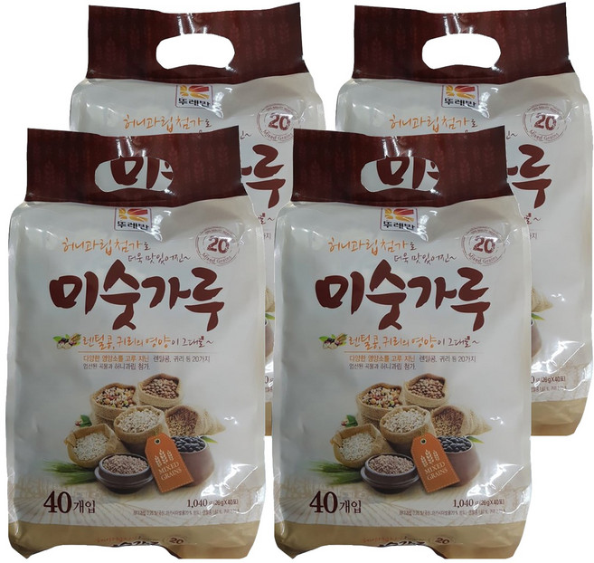 ㈜뚜레반 미숫가루, 1.04kg, 4개