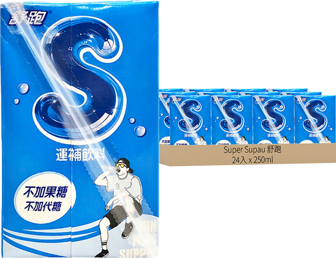 Super Supau 舒跑 S運動飲料, 250ml, 24入