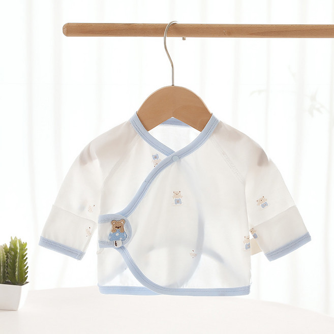 스타도어 신생아용 입체 포인트 컬러라인 배냇저고리