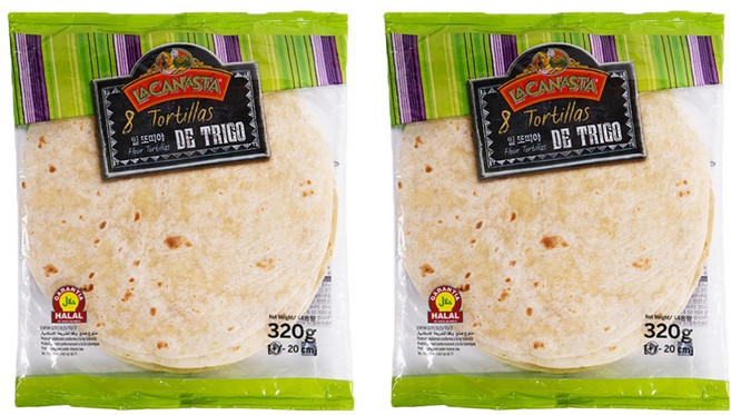 라카나스타 밀 또띠야 20cm, 320g, 2개