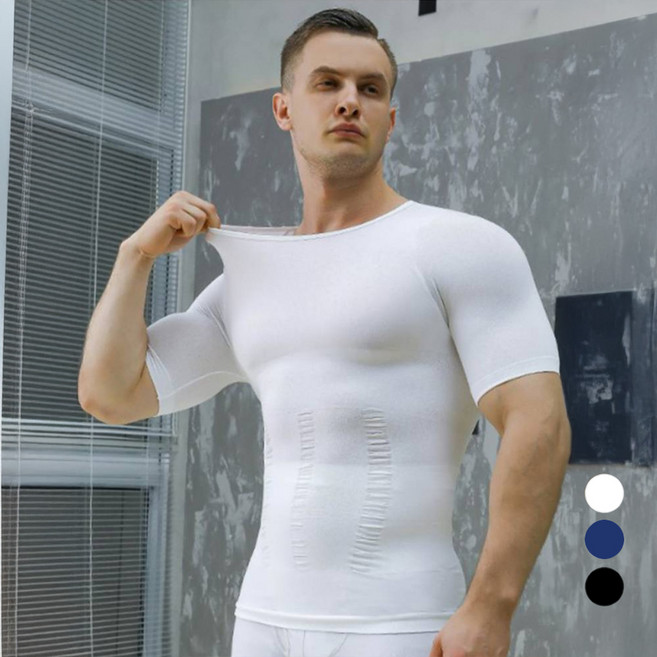엘쏘 남성용 보정 반팔 속옷 바디쉐이퍼