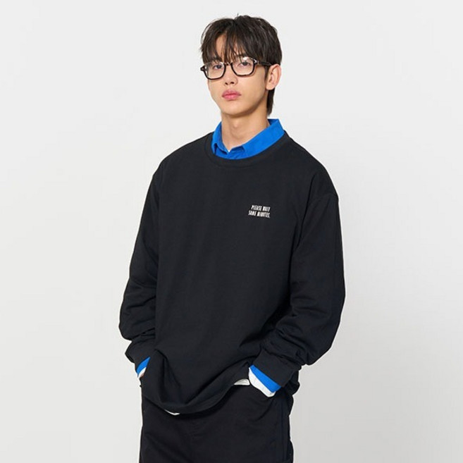 제너럴아이디어 UNISEX 포스트맨 롱 슬리브 티 SBD3U01005