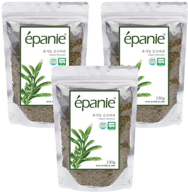 에빠니 유기농 로즈마리 리필, 130g, 1개입, 3개