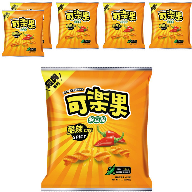 可樂果 酷辣口味, 48g, 6包