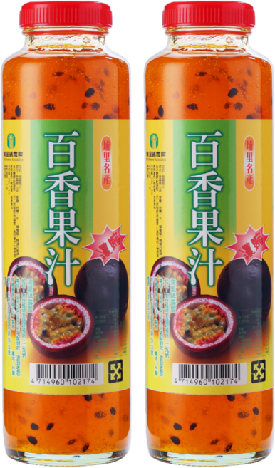 埔里鎮農會 百香果汁, 800g, 2瓶