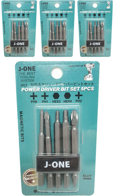 제이원 전동 드라이버 비트 5종 세트, 4세트