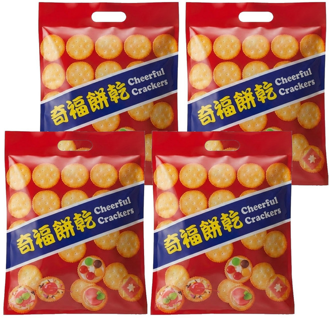 掬水軒 奇福餅乾 量販包 奶素, 320g, 4袋