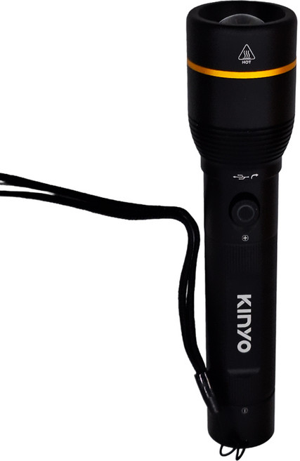 Kinyo 充電式伸縮變焦手電筒 LED-660, 1個