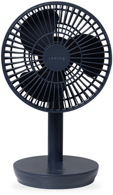 쿠잉전자 무선 탁상용선풍기, EF-T063N, 네이비