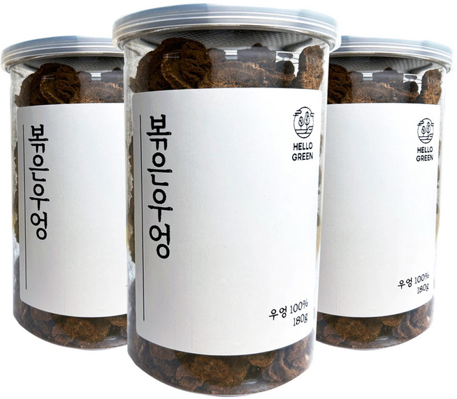 헬로우그린 국내산 볶은 우엉, 180g, 3개