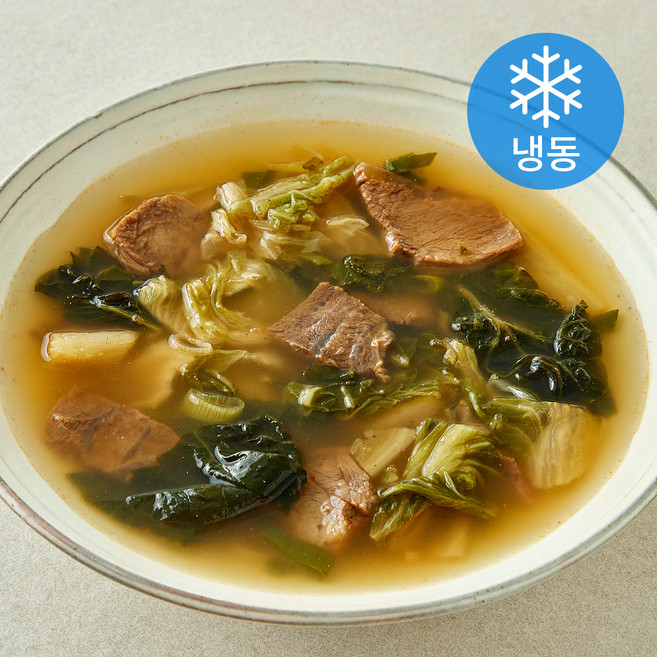 곰곰x욱이네 맑은 우거지 소고기 해장국 (냉동), 650g, 1개