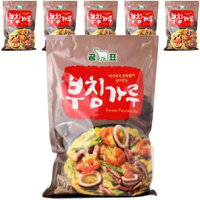 곰표 부침가루, 500g, 6개