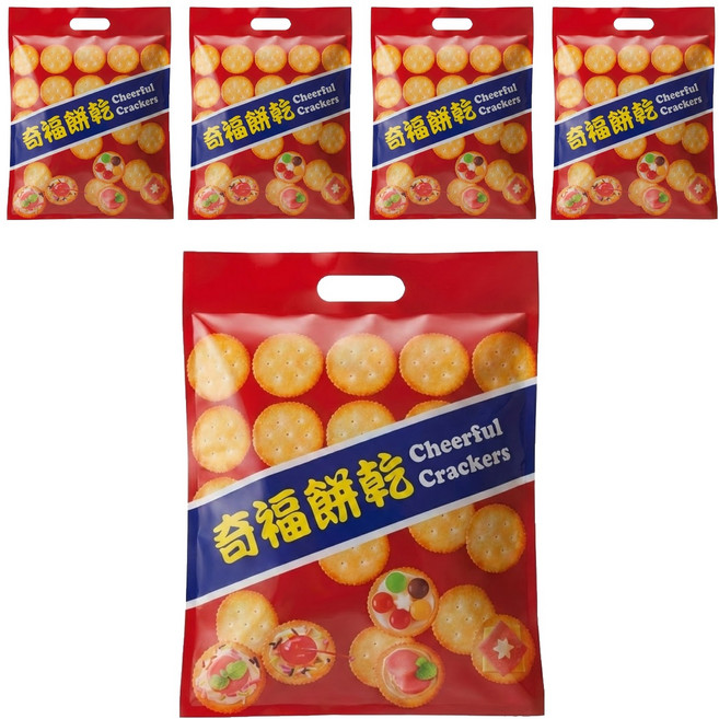 掬水軒 奇福餅乾 量販包 奶素, 320g, 5袋