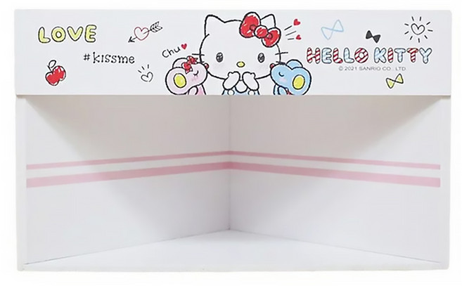 U-House 樺新 角落收納架 SKT1186, Hello Kitty 親親 多色, 1個
