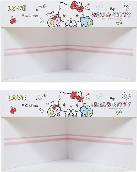U-House 樺新 角落收納架 SKT1186, Hello Kitty 親親 多色, 2個