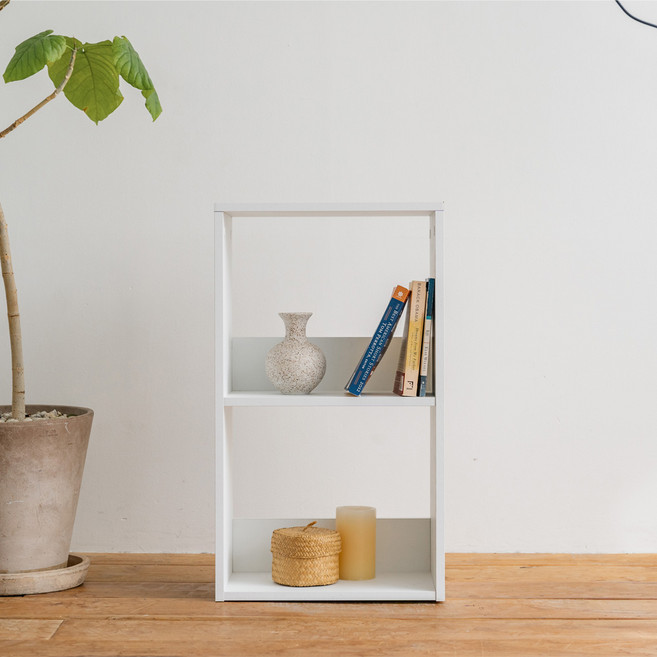 어울림가구 국내생산 공간박스 책장, 화이트
