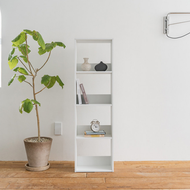 어울림가구 국내생산 공간박스 책장, 화이트