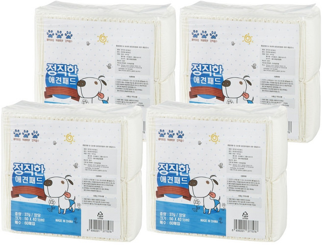 정직한패드 애견패드 프리미엄 37g, 240개입, 1개