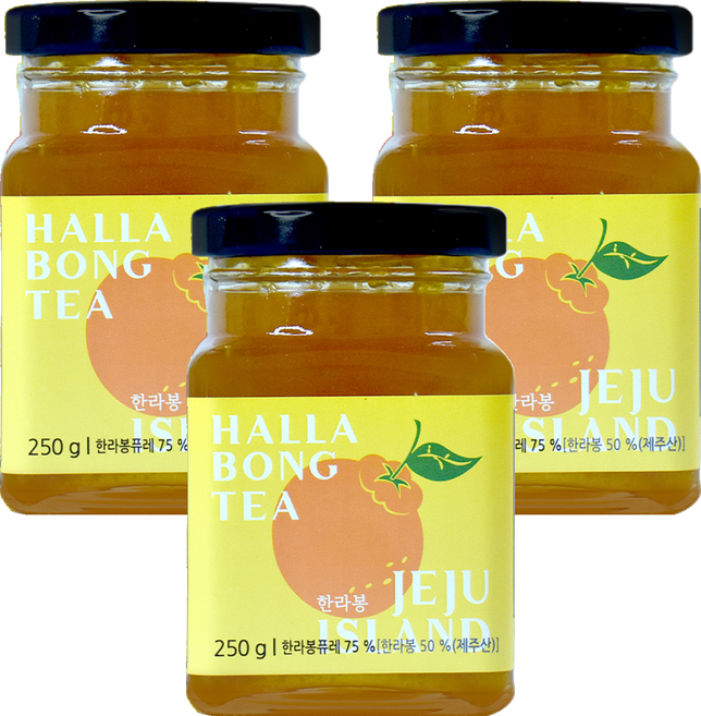 제주담움 한라봉 과일차, 250g, 1개입, 3개