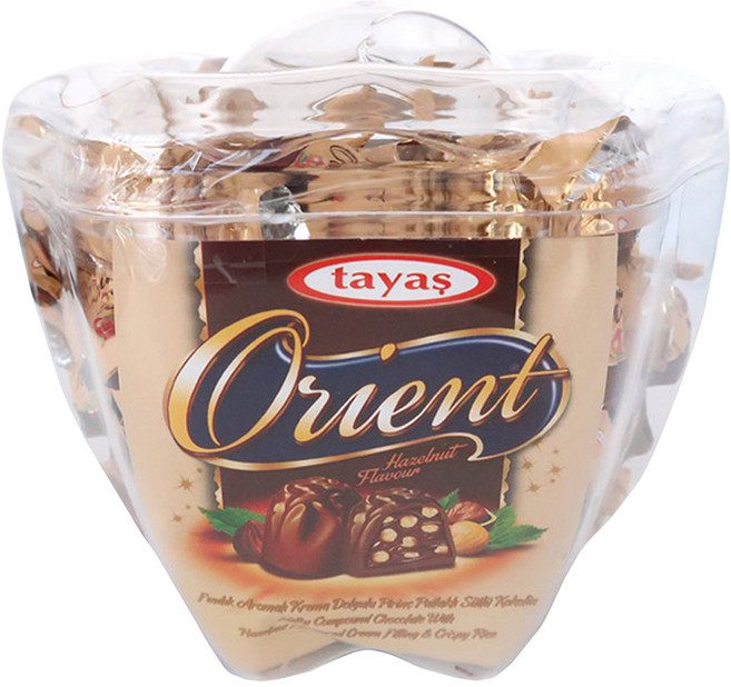 tayas 蘋果造型盒東方榛果味可可製品, 850g, 1罐