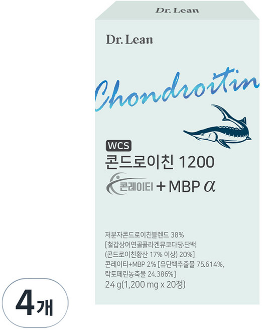 닥터린 콘드로이친 1200 콘레이티 MBP 알파 24g, 4개, 20정