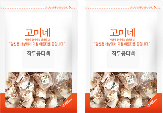 고미네 작두콩티백, 1g, 50개입, 2개