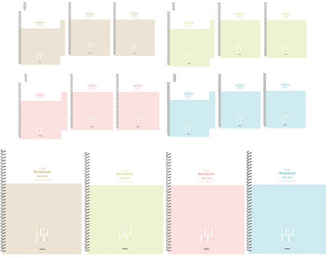 펜피아 1500 연습장 노트, 랜덤발송, 20개