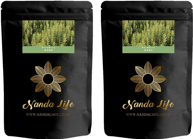 Nandalife 迷迭香茶三角茶包, 1g, 100包, 2袋