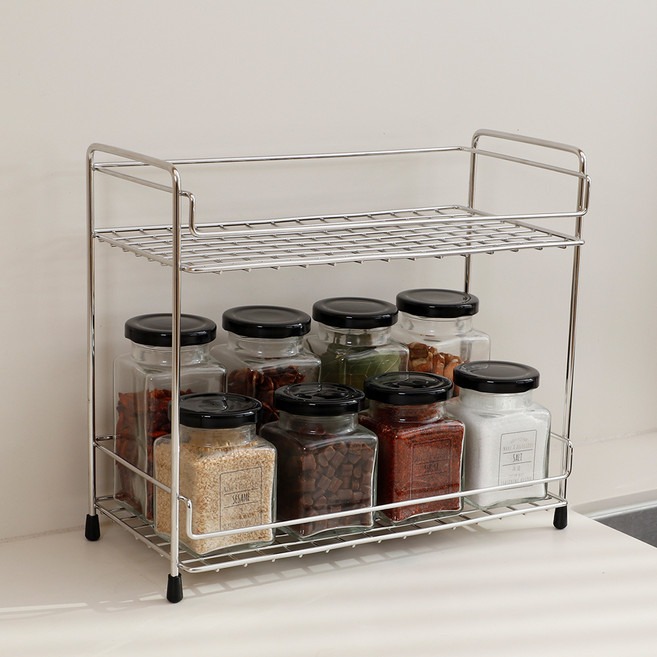 스텐팩토리 일체형 미니 테이블 선반, 혼합색상, 1개