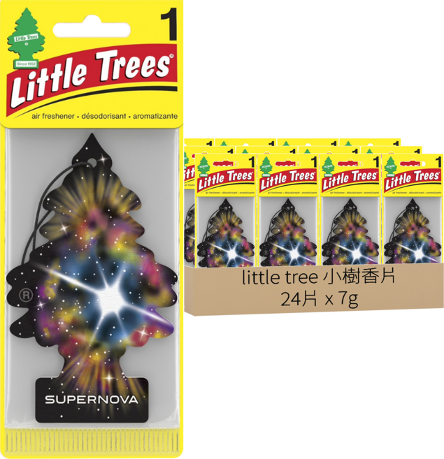 Little Trees 小樹香片 香氛卡, 銀河之星, 7g, 24片