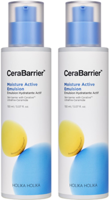 홀리카홀리카 세라베리어 모이스처 액티브 에멀젼, 150ml, 2개
