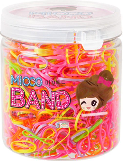 미꼬밴드 여아용 뉴미꼬 헤어끈 110g