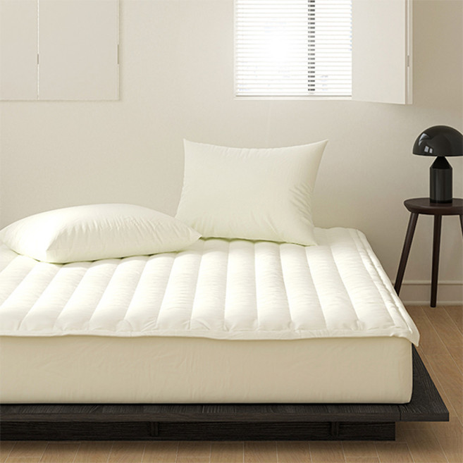 아망떼 뉴데이즈 먼지없는 무소음 침대패드, 크림