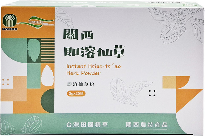 關西鎮農會 即溶仙草粉 25包, 75g, 1盒