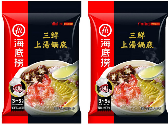 海底撈 上湯三鮮鍋底, 200g, 2包