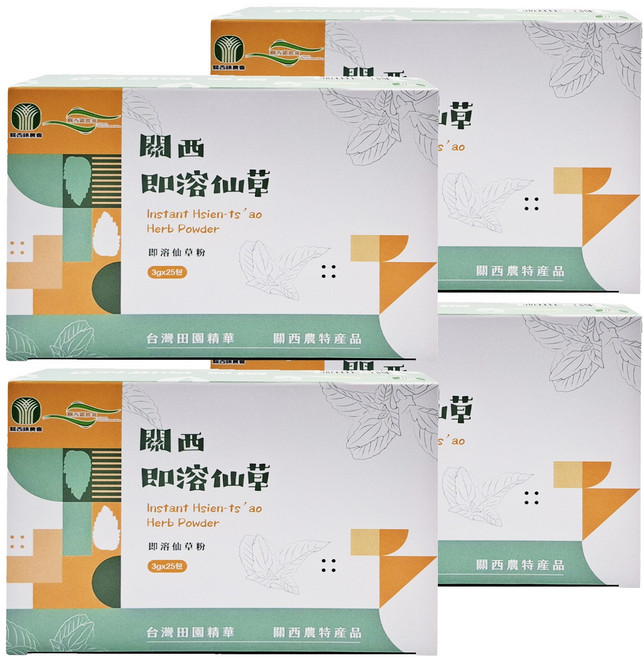關西鎮農會 即溶仙草粉 25包, 75g, 4盒